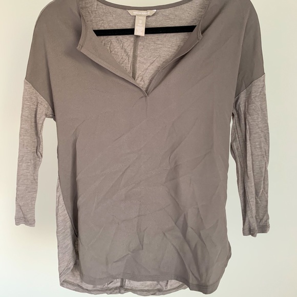 Banana Republic Brown Quarter Sleeve - Picture 3 of 3